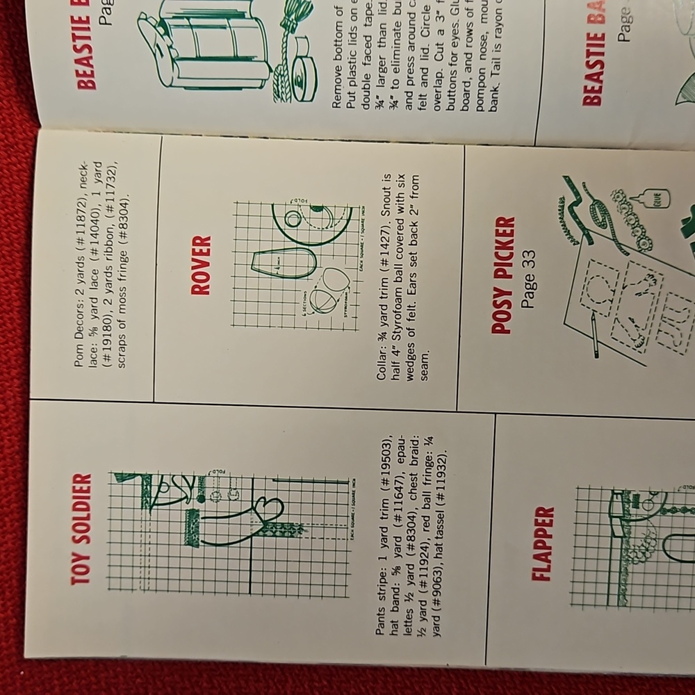 CONSO'S Christmas Crafts vintage 1972 How to guide DIY gifts decor 48 pages - Picture 12 of 13